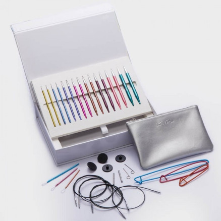 Knitpro Zing Melodies of Life Austauschbares Rundstricknadel-Set 3,5-8 mm 8 Größen von KnitPro