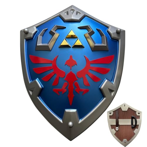 Legend of Zelda Hylian Shield, Cosplay-Requisite, einzigartiges Sammlerstück für Männer (linke Hand) von Knitluxe
