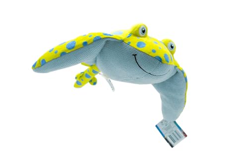 Knitty Friends Plüschtiere, Kuscheltiere aus recycelten Materialien, Grau, Ozean-Kollektion, 30cm (Rochbert der Stachelrochen) von Knitty Friends