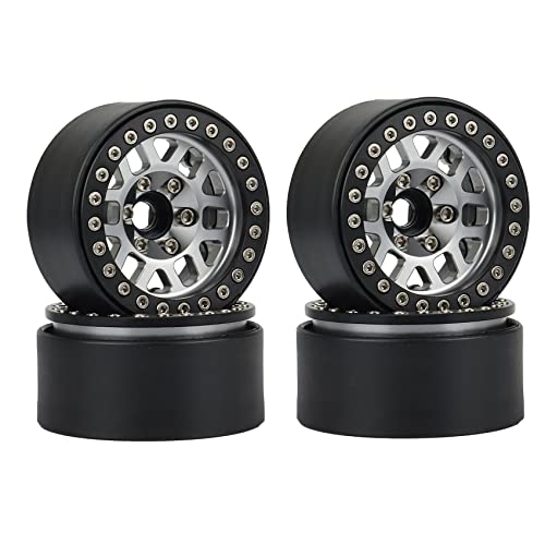 Knnuey 4 STÜCK 1.9 Metall Beadlock 12 Loch Rad Naben Felgen für 1/10 RC Crawler Axial SCX10 90046 AXI03007 für TRX4 D90,1 Knnuey 4 STÜCK 1.9 Metall Beadlock 12 Loch Rad Naben Felgen für 1/10 RC Crawler Axial SCX10 90046 AXI03007 für TRX4 D90,1 von Knnuey