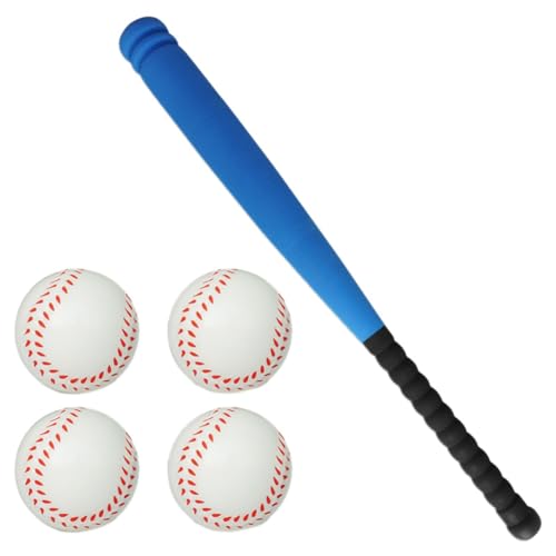 Knnuey Kinder-Baseballschläger- und Ball-Set, Kunststoff-Baseballspiel, Sport, Baseball-Spielset, Sport für Den Außenbereich, Hinterhof B von Knnuey