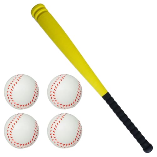 Knnuey Kinder-Baseballschläger- und Ball-Set, Kunststoff-Baseballspiel, Sport, Baseball-Spielset, Sport für Outdoor, Hinterhof, C von Knnuey