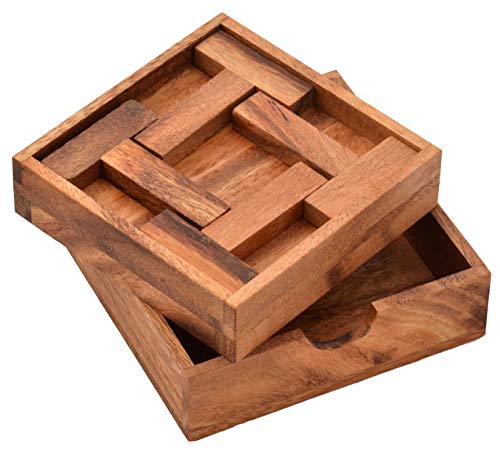 4 T Puzzle Box Large fantastisches Trickpuzzle, Knobelholz IQ Test, Holzpuzzle mit 4 T Buchstaben, T Puzzle, Vier T Buchstaben in Box puzzeln, Knobelspiel, Knobelbox, Legepuzzle 4 T Puzzle Box Large fantastisches Trickpuzzle, Knobelholz IQ Test, Holzpuzzle mit 4 T Buchstaben, T Puzzle, Vier T Buchstaben in Box puzzeln, Knobelspiel, Knobelbox, Legepuzzle von Knobelholz.de