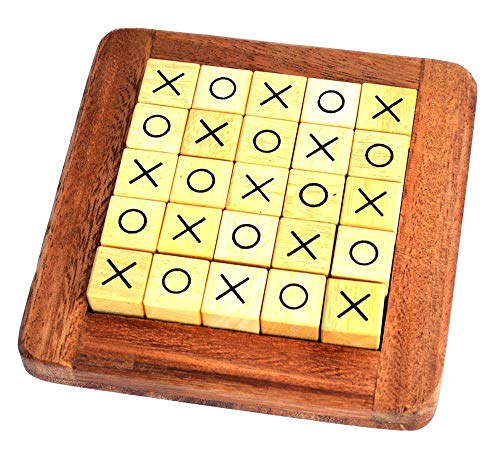 Cross Road - Tic Tac Toe Spiel Käsekästchen Knobelholz XO Memory Legespiel Strategiespiel für 2 Spieler Kinderspiel Cross Road - Tic Tac Toe Spiel Käsekästchen Knobelholz XO Memory Legespiel Strategiespiel für 2 Spieler Kinderspiel von Knobelholz.de