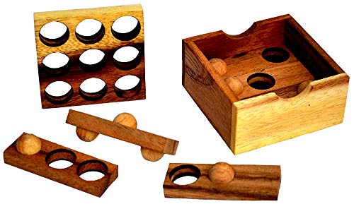 Easy Box Packing Puzzle, Golfball Puzzle, Golfgame, Knobelholz Kinderpuzzle, Unterhaltungsspiel, Knobelspiel, Konzentration, Geduldspiel, Packproblem, Puzzle aus Holz, IQ Test, Brain Teaser Easy Box Packing Puzzle, Golfball Puzzle, Golfgame, Knobelholz Kinderpuzzle, Unterhaltungsspiel, Knobelspiel, Konzentration, Geduldspiel, Packproblem, Puzzle aus Holz, IQ Test, Brain Teaser von Knobelholz.de