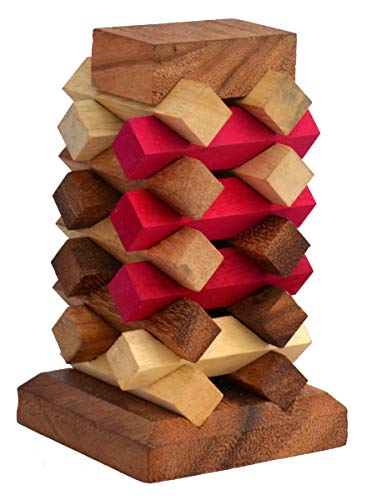 Hormon Tower Stapelpuzzle Pack System Knobelholz Holzpuzzle für eine Person, Kinderpuzzle Geduldspiel, Knobelspiel Holzpuzzle, Geduldspiel, Knobelaufgabe, Denkspiel, IQ Test Hormon Tower Stapelpuzzle Pack System Knobelholz Holzpuzzle für eine Person, Kinderpuzzle Geduldspiel, Knobelspiel Holzpuzzle, Geduldspiel, Knobelaufgabe, Denkspiel, IQ Test von Knobelholz.de