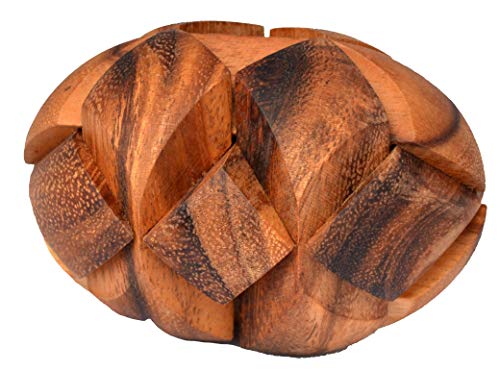 Knobelholz.de Rugby Ball Puzzle von Knobelholz.de