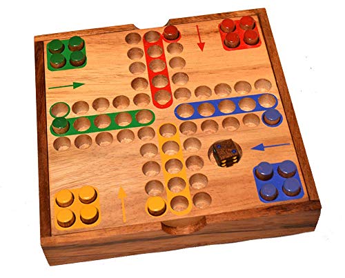 Ludjamgo Box original Knobelholz Würfelspiel mit Stecker, 6 und nach Haus Familien, Kinderspiel, Ludo, Brettspiel, Gesellschaftsspiel, Familienspiel, Ludjamgo Box original Knobelholz Würfelspiel mit Stecker, 6 und nach Haus Familien, Kinderspiel, Ludo, Brettspiel, Gesellschaftsspiel, Familienspiel, von Knobelholz.de