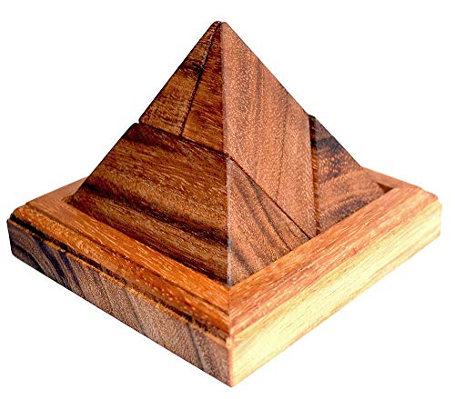 Pyramidal Puzzle Pyramide 5 von Knobelholz.de