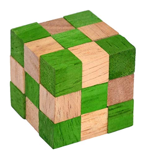 Snake Cube Green small, Schlangenwürfel grün klein Würfelschlange Knobelholz Puzzle IQ Puzzle Cobra Cube Holz Snake Cube 3x3x3 Brain Teaser IQ Test 3D Puzzle Kinderpuzzle Holzspielzeug Snake Cube Green small, Schlangenwürfel grün klein Würfelschlange Knobelholz Puzzle IQ Puzzle Cobra Cube Holz Snake Cube 3x3x3 Brain Teaser IQ Test 3D Puzzle Kinderpuzzle Holzspielzeug von Knobelholz.de