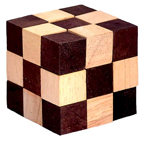 Snake Cube small, Schlangenwürfel Natur klein, Würfelschlange, Knobelholz Puzzle, IQ Puzzle, Cobra Cube, Snake Cube 3x3x3, Brain Teaser, IQ Test, 3D Puzzle, Kinderpuzzle, Holzspielzeug, Snake Cube small, Schlangenwürfel Natur klein, Würfelschlange, Knobelholz Puzzle, IQ Puzzle, Cobra Cube, Snake Cube 3x3x3, Brain Teaser, IQ Test, 3D Puzzle, Kinderpuzzle, Holzspielzeug, von Knobelholz.de