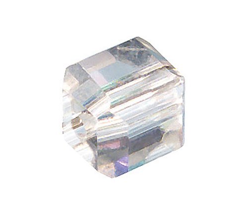 Knorr Prandell Gütermann/2208602 - Glasschliffwürfel 4mm kristall AB, 8 Stück/Dose von Knorr Prandell