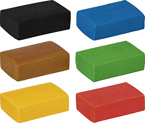 Knorr prandell 212159050, Modelliermassen-Set (6x20g), Colorpack Basic, Kneten & Radieren mit den Farben gelb, rot, blau, grün, braun, schwarz Knorr prandell 212159050, Modelliermassen-Set (6x20g), Colorpack Basic, Kneten & Radieren mit den Farben gelb, rot, blau, grün, braun, schwarz von Knorr Prandell
