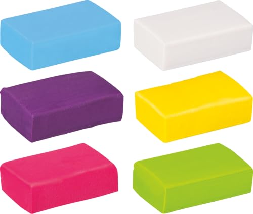 KNORR prandell Modelliermassen-Set Kneten & Radieren „Colorpack Fun“ | 120 g von Knorr Prandell