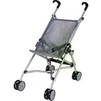 Knorrtoys 12609 - Puppenbuggy Sim - grey von Knorrtoys