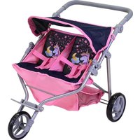 Knorrtoys 16736 - Zwillingspuppenwagen Duo Magic Unicorn, klappbar, Schieberhöhe: 33-62cm von Knorrtoys