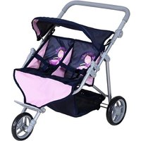 Knorrtoys 16742 - Zwillingspuppenwagen Duo Princess Blue, klappbar, Schieberhöhe: 33-62cm Knorrtoys 16742 - Zwillingspuppenwagen Duo Princess Blue, klappbar, Schieberhöhe: 33-62cm von Knorrtoys