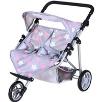 Knorrtoys 16744 - Zwillingspuppenwagen Duo Princess Grey, klappbar, Schieberhöhe: 33-62cm Knorrtoys 16744 - Zwillingspuppenwagen Duo Princess Grey, klappbar, Schieberhöhe: 33-62cm von Knorrtoys
