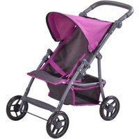 Knorrtoys 16882 - Puppenbuggy Liba Tec Purple, klappbar, Schieberhöhe: 33-59cm von Knorrtoys