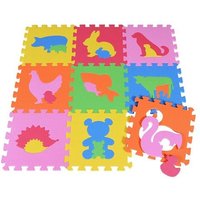 Knorrtoys 21018 - Puzzlematte Tiere, 9 Matten á 30cm, Schaumstoff von Knorrtoys