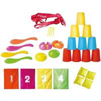Knorrtoys 56000 - Party Set FUN, 32teilig, Sackhüpfen, Eierlaufen, Dosenwerfen von Knorrtoys