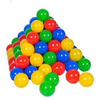 Knorrtoys 56789 - Ballset 100 bunte Plastikbälle für Bällebad, 6 cm Durchmesser, im Netz von Knorrtoys