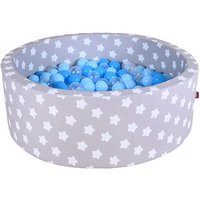 Knorrtoys 68163 - Bällebad Soft Grey White Stars mit 300 Bälle blau/blau, ca.90x90x30cm Knorrtoys 68163 - Bällebad Soft Grey White Stars mit 300 Bälle blau/blau, ca.90x90x30cm von Knorrtoys