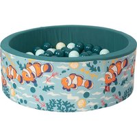 Knorrtoys 76000 - Bällebad Soft Clownfisch mit 150 Bälle, 82x82x30 cm von Knorrtoys