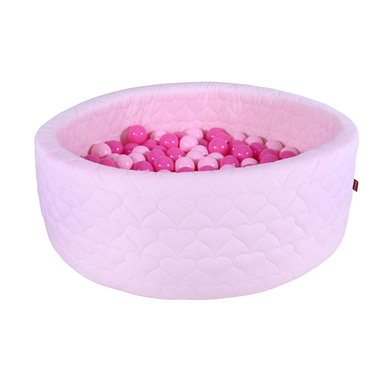 knorr toys® Bällebad soft Cosy heart rose mit 300 Bällen, pink von knorr toys®