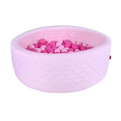 knorr toys Bällebad soft "Cosy heart rose" mit 300 Bällen, pink von knorr toys