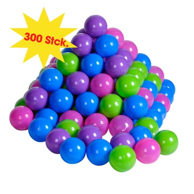 knorr toys® Bälleset 300 Stück ⌀ ca. 6 cm , softcolor von knorr toys®