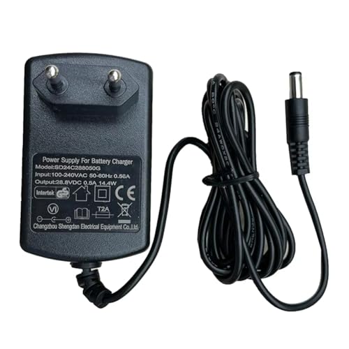 Knoruley 28,8 V DC, 500 MA, Europäisches Standardladegerät für Kinderautos, Kinderautos, Zubehör, EU-Stecker Knoruley 28,8 V DC, 500 MA, Europäisches Standardladegerät für Kinderautos, Kinderautos, Zubehör, EU-Stecker von Knoruley