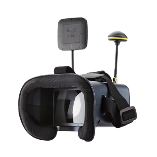 Knoruley 5,8 G 40-Kanal-Empfänger, 4,3-FPV-Brille mit DVR-Race-Band mit Automatischer Suche für FPV-Drohne, RC-Quadcopter-Flugzeug Knoruley 5,8 G 40-Kanal-Empfänger, 4,3-FPV-Brille mit DVR-Race-Band mit Automatischer Suche für FPV-Drohne, RC-Quadcopter-Flugzeug von Knoruley