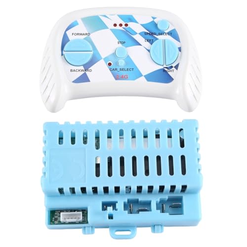 Knoruley Elektroauto für Kinder, 2,4 G Bluetooth-Fernbedienung, für Kinder, Teile für Elektrofahrzeuge, Empfänger-Controller, 5er-Set Knoruley Elektroauto für Kinder, 2,4 G Bluetooth-Fernbedienung, für Kinder, Teile für Elektrofahrzeuge, Empfänger-Controller, 5er-Set von Knoruley