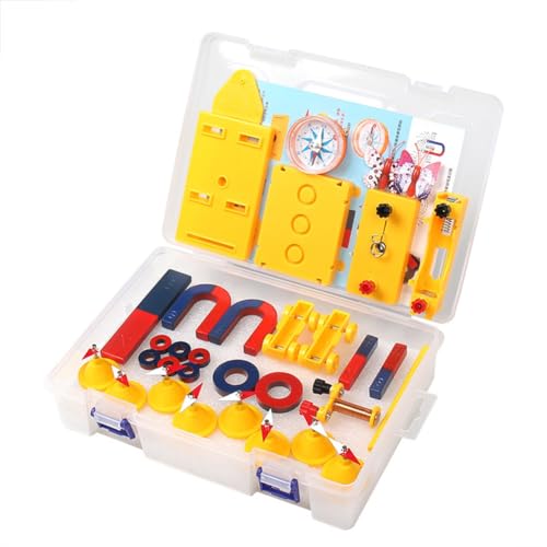 Knoruley Großes Wissenschaftliches Magnet-Set, Elektromagnet-Experimentierset, Lehrreich für Schüler, 1 SET von Knoruley
