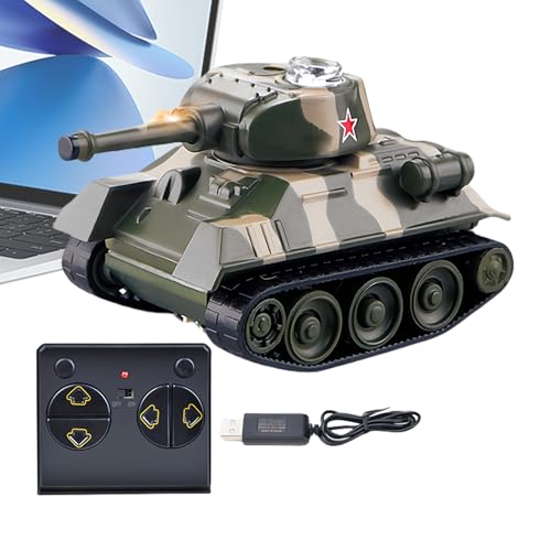 Knowlife Kinder RC Panzer | Lehrreiches Kampfpanzer-Spielzeug - Interaktives Mini Fahrzeug für -Lernen Kinder Indoor Spielzimmer von Knowlife