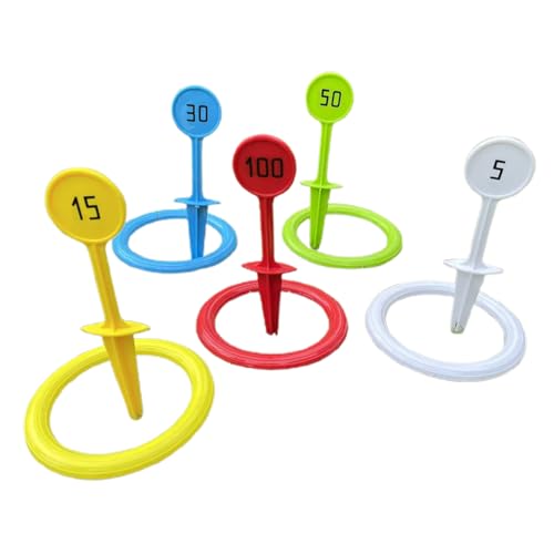Knowlife Ringwurfspiel - Farbiges Interaktives Wurfspiel | Gartenspielzeug Für Familien Kinder Jugendliche Mädchen Drinnen Draußen Garten Strandhaus Knowlife Ringwurfspiel - Farbiges Interaktives Wurfspiel | Gartenspielzeug Für Familien Kinder Jugendliche Mädchen Drinnen Draußen Garten Strandhaus von Knowlife