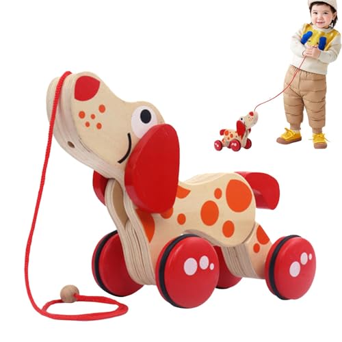 Nachziehspielzeug aus, Nachziehspielzeug für Kinder zum Gehen,-Spielzeug, Nachzieh-Welpen-Laufspielzeug aus - Entwicklungsspielzeug für Kinder, Push-Pull-Spielzeug mit Schnur zum Gehen Nachziehspielzeug aus, Nachziehspielzeug für Kinder zum Gehen,-Spielzeug, Nachzieh-Welpen-Laufspielzeug aus - Entwicklungsspielzeug für Kinder, Push-Pull-Spielzeug mit Schnur zum Gehen von Knowlife