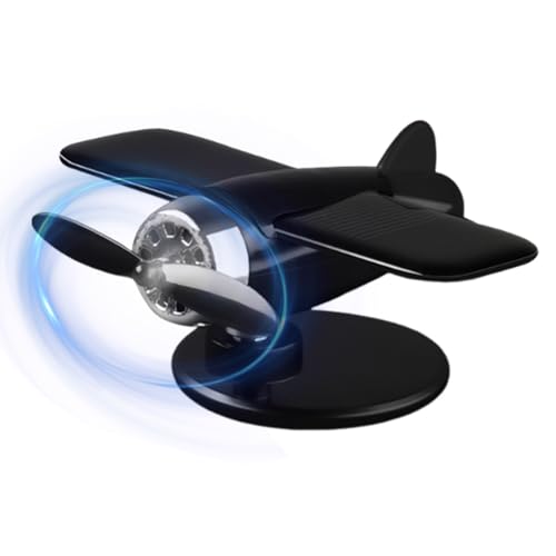 Solarbetriebenes Flugzeugmodell,Drehbares Flugzeugmodell Auto-Dashboard-Deko - Sonnengesteuerte Fahrzeugfiguren Für Limousine, LKW & Van Solarbetriebenes Flugzeugmodell,Drehbares Flugzeugmodell Auto-Dashboard-Deko - Sonnengesteuerte Fahrzeugfiguren Für Limousine, LKW & Van von Knowlife