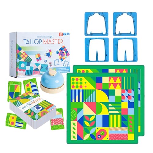 Tailor Master Matching Spiel, Tailor Master Battle Matching Game, Schneidermeisterin Brettspiel Tischspiele, Denk Und Konzentrationstraining, Grafisches Farblich Kinderpuzzle Interaktives Spielzeug von Knowlife