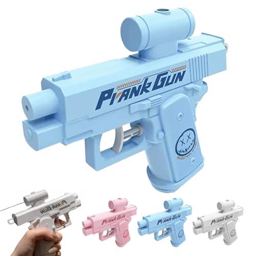 Prank Two-Way Water Gun, Prank Water Gun with Backsplash Effect, Wasser Spritzt Hin und Her, Kreatives Sommerspiel im Freien/im Park, Kampfspielzeug-Wasserpistole (Blau) von Knubbuf