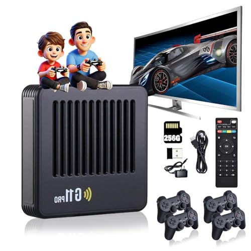 Retrowave G11 Pro, G 11 Pro Retro Console, 4k HD G11 Pro Konsole, Retro Wave G11 Pro, Retrowave G11 Pro 100000 Spiele, Plug & Play Video Games with 2/4 Wireless Dual Controllers (256G+4 Controllers) Retrowave G11 Pro, G 11 Pro Retro Console, 4k HD G11 Pro Konsole, Retro Wave G11 Pro, Retrowave G11 Pro 100000 Spiele, Plug & Play Video Games with 2/4 Wireless Dual Controllers (256G+4 Controllers) von Knubbuf