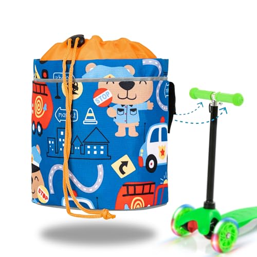 Knuffig Lenkertasche Kinder – Reflektierende Fahrradtasche für Laufrad & Kinderfahrrad – Fahrradkorb – Verstellbar durch Klettverschluss Kleinkinder Knuffig Lenkertasche Kinder – Reflektierende Fahrradtasche für Laufrad & Kinderfahrrad – Fahrradkorb – Verstellbar durch Klettverschluss Kleinkinder von Knuffig