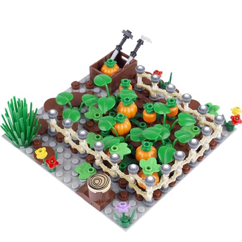 KoDeer Custom Minifiguren Set, Custom Bauernhof-Szenerie Klemmbausteine Set, MOC Kürbisfeld Bausatz KoDeer Custom Minifiguren Set, Custom Bauernhof-Szenerie Klemmbausteine Set, MOC Kürbisfeld Bausatz von KoDeer