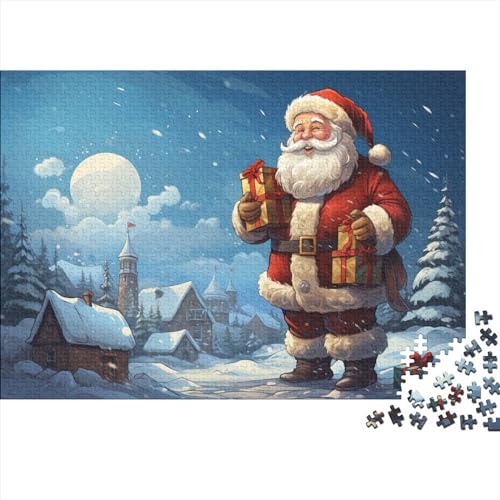 1000 Teile Puzzle Weihnachtsstil für Erwachsene Weihnachtsmann Familie Aktivität Intellektuelle Bildung von KoNsev
