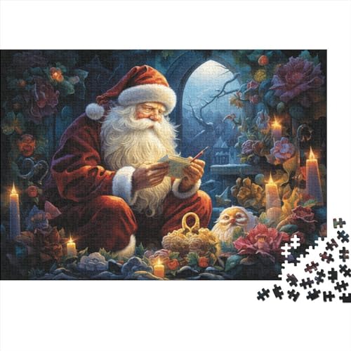 300 Teile Puzzle Weihnachtsstil für Erwachsene Weihnachtsmann Langlebige Herausforderungsstufe: hart von KoNsev