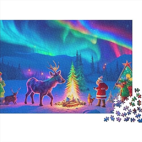 300 Teile Puzzlespiel Weihnachtsstadt für Erwachsene Heiligabend Aurora Langlebige Lernspiele Herausforderungsstufe: hart von KoNsev