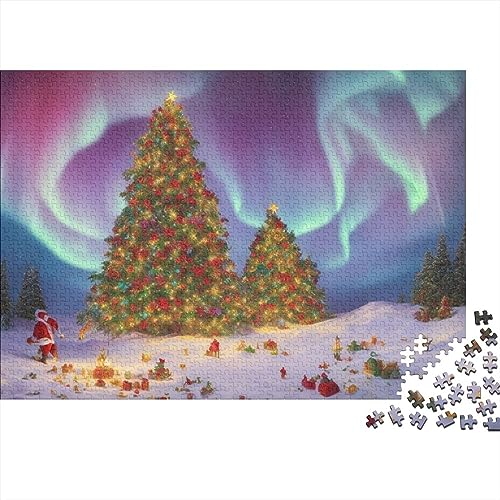 300 Teile Puzzlespiel Weihnachtsstadt für Erwachsene Heiligabend Aurora Langlebige Lernspiele Herausforderungsstufe: hart von KoNsev