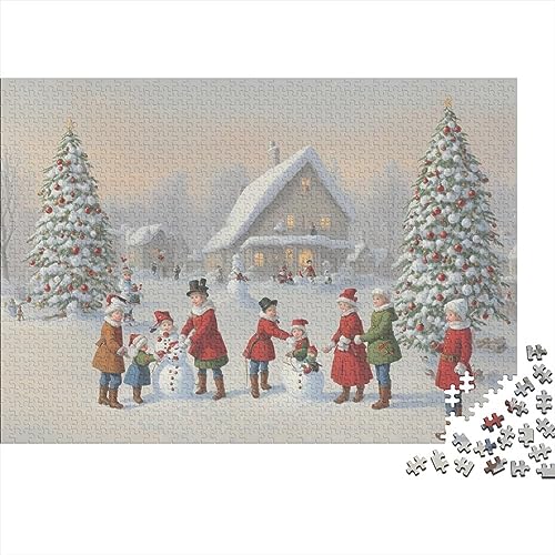 500 Teile Puzzlespiel Weihnachtsstadt für Erwachsene Heiligabend Aurora Langlebige Lernspiele Herausforderungsstufe: hart von KoNsev