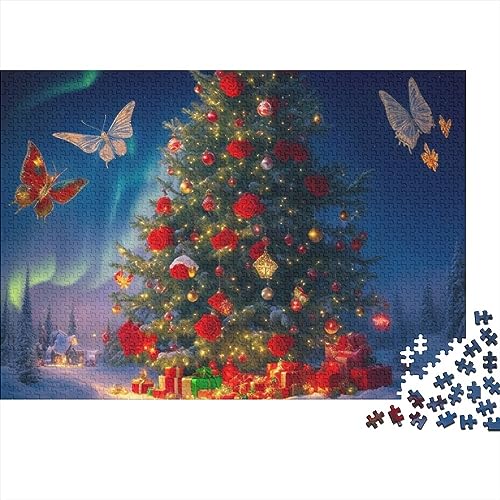 500 Teile Puzzlespiel Weihnachtsstadt für Erwachsene Heiligabend Aurora Langlebige Lernspiele Herausforderungsstufe: hart von KoNsev